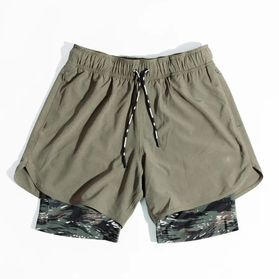 Allrj leg day compression shorts