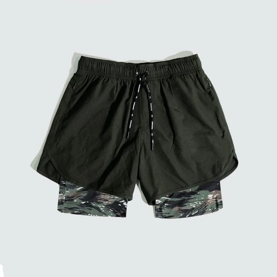 Allrj leg day compression shorts
