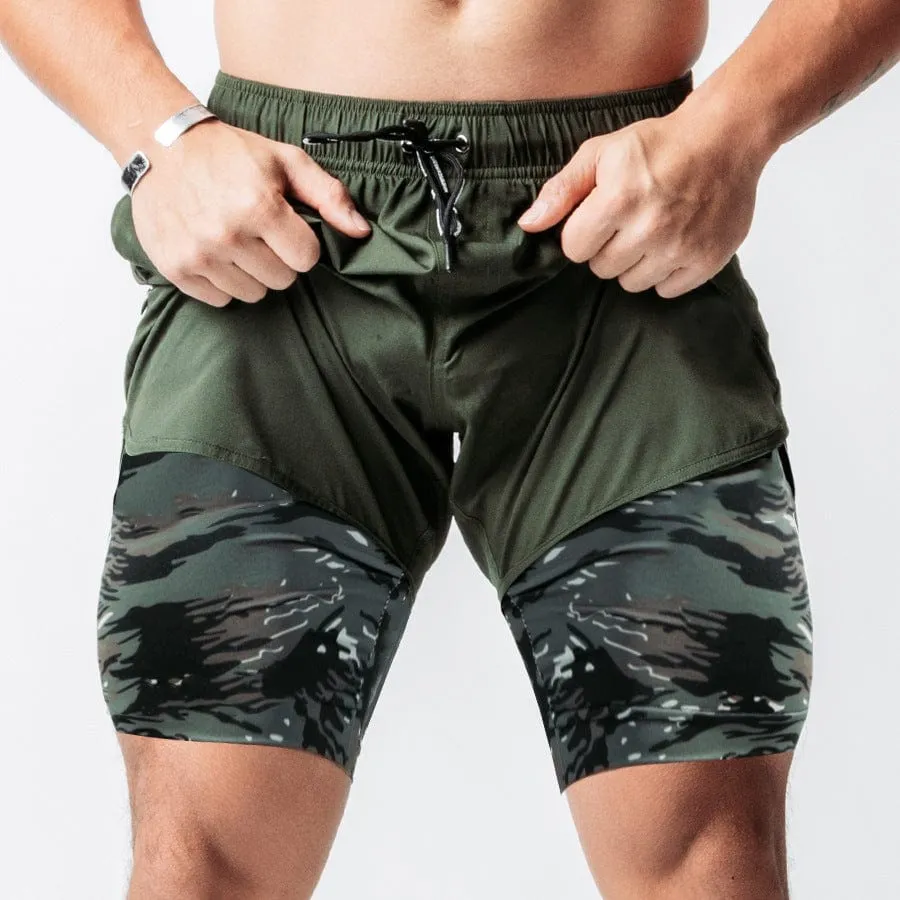 Allrj leg day compression shorts