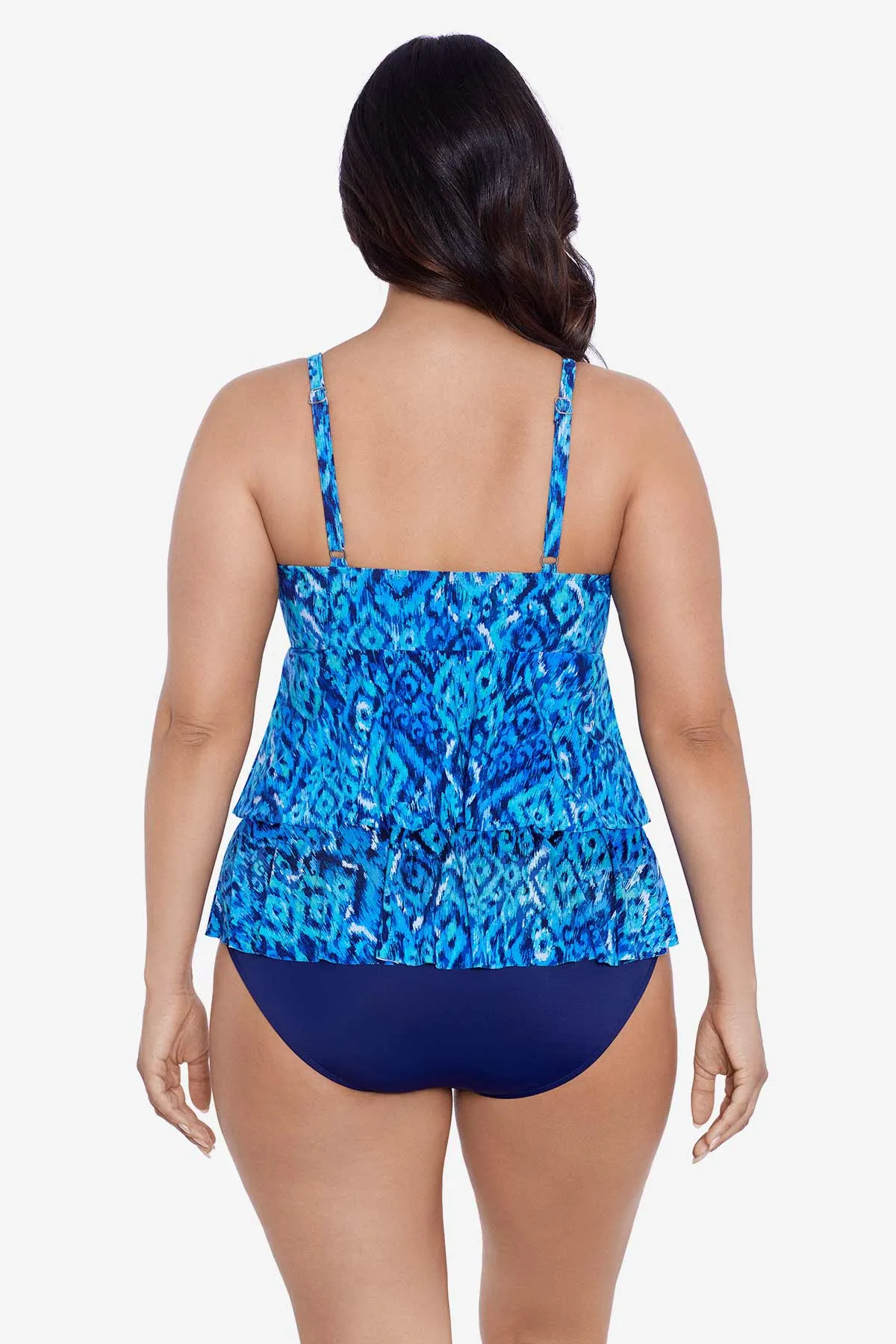 Bali Brocade Plus Size Leona Tankini Top