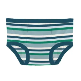 Bamboo Training Pants - Stormy Sea Stripe
