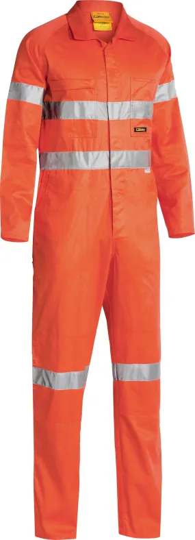 BC6718TW Bisley Hi Vis Lightweight Overalls 3M Reflective Tape - Stout