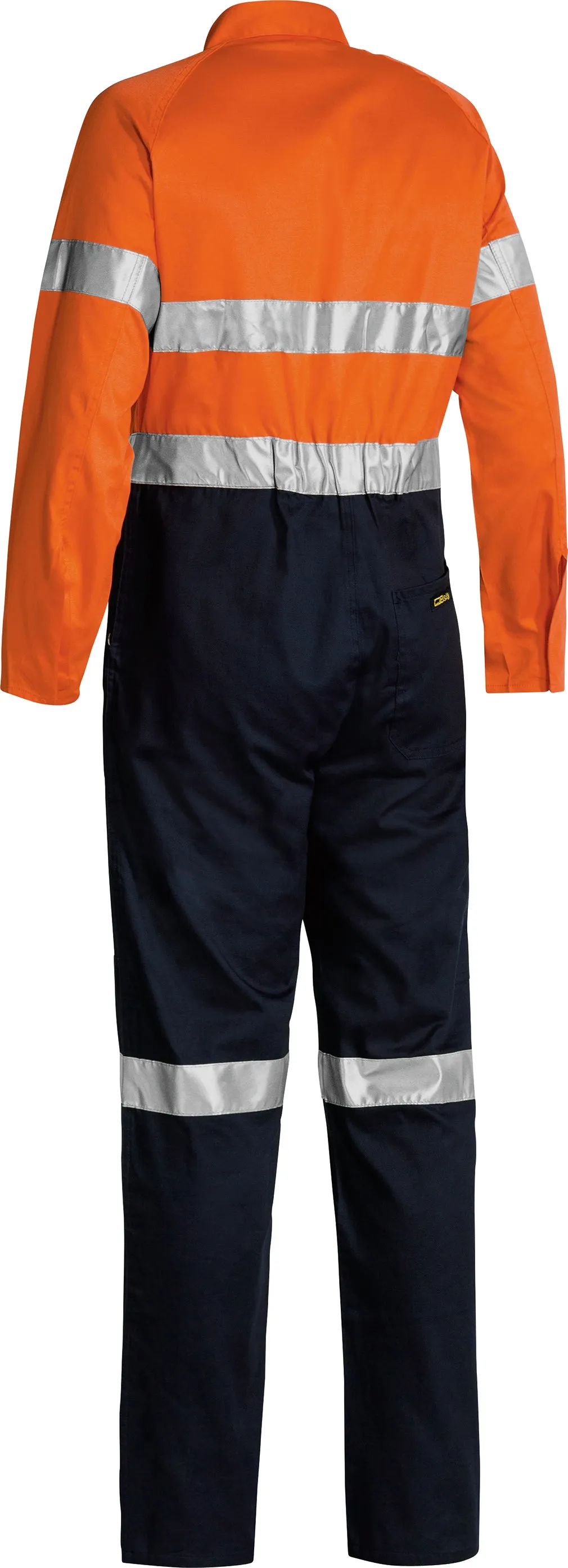 BC6719TW Bisley 2 Tone Hi Vis Lightweight Overalls 3M Reflective Tape - Long