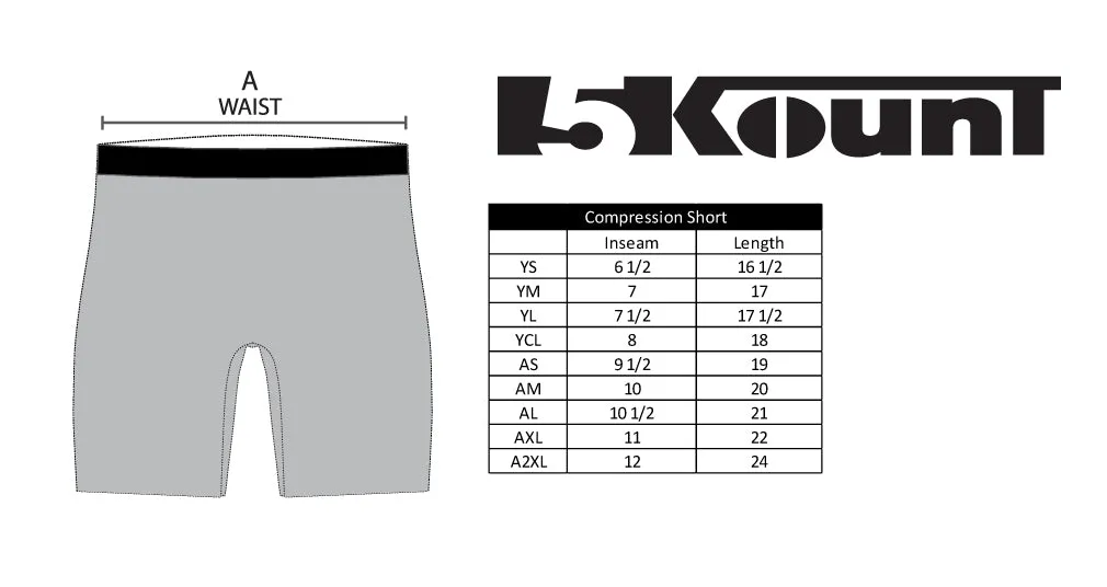 Beyond Podcast Sublimated Compression Shorts