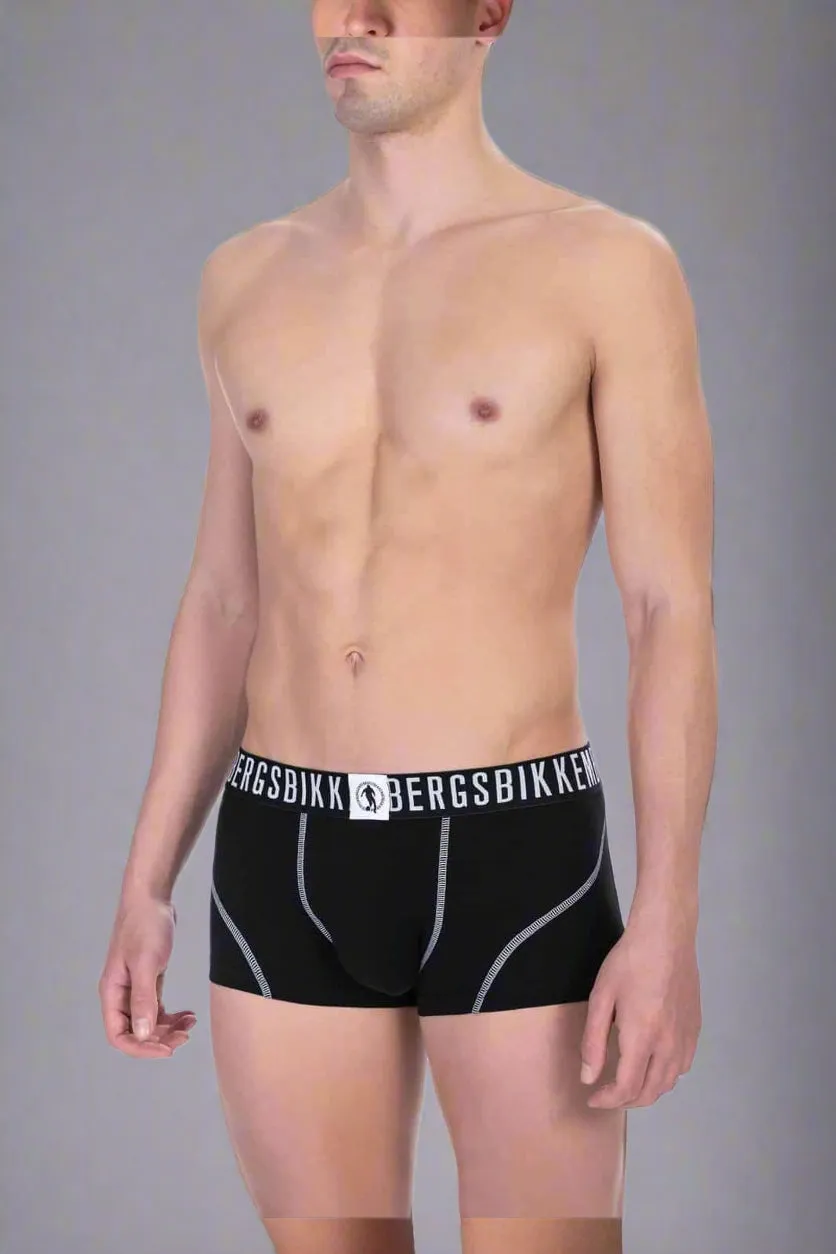 Bikkembergs men's black bi-pack of Boxers BOGO for a limited time!