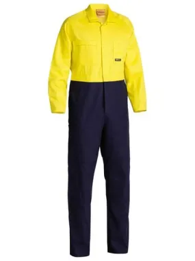 Bisley 2 Tone Hi Vis Coveralls Regular Weight (BC6357)