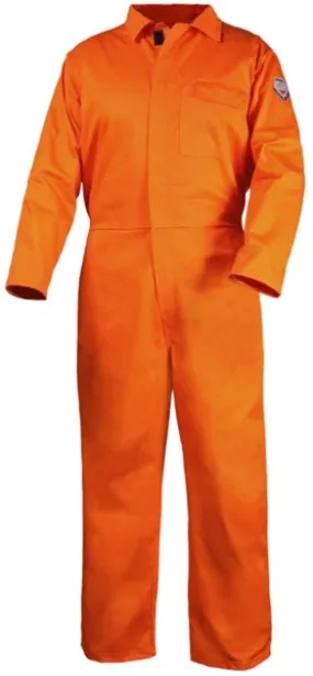 Black Stallion NFPA 2112 Flame Resistant Orange Coveralls CF2117-OR