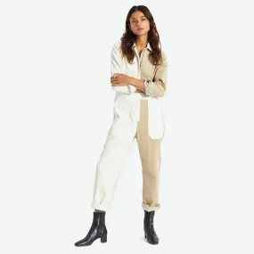 BRIXTON Women's Mersey Coverall - Dove Vanilla