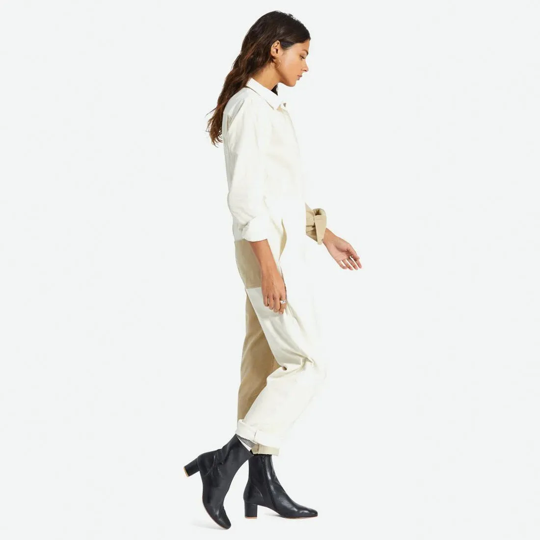 BRIXTON Women's Mersey Coverall - Dove Vanilla