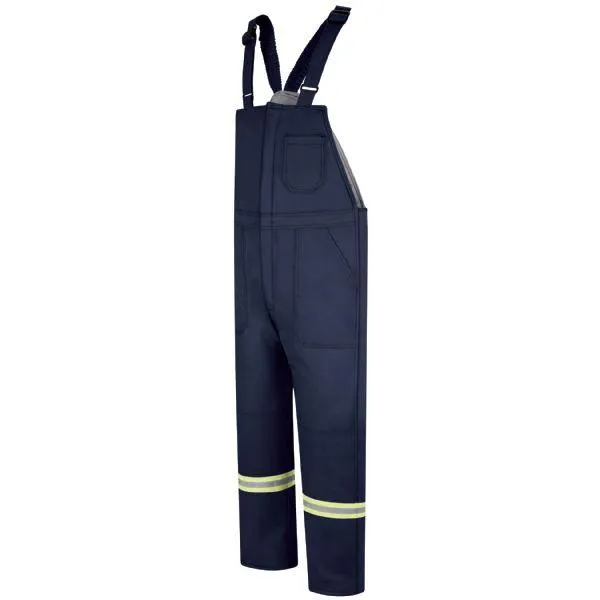 Bulwark Deluxe Insulated Bib Regular Overall With Reflective Trim - Excel Fr Comfortouch