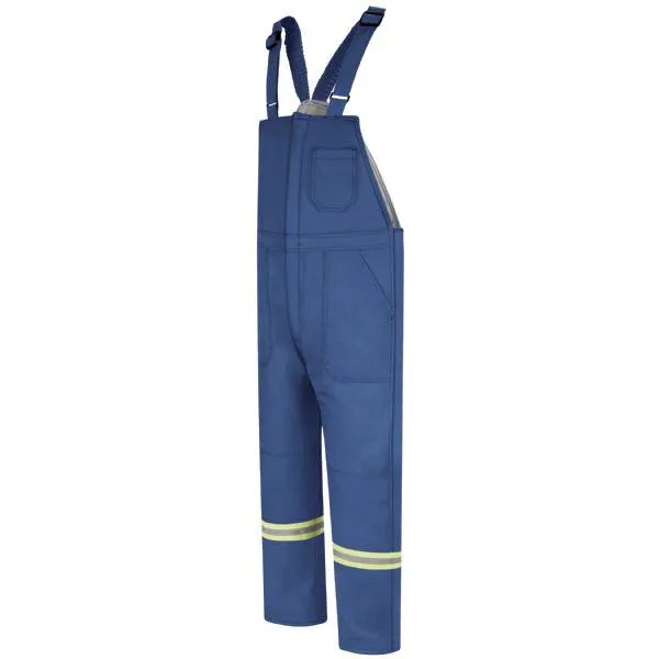 Bulwark Deluxe Insulated Bib Regular Overall With Reflective Trim - Excel Fr Comfortouch