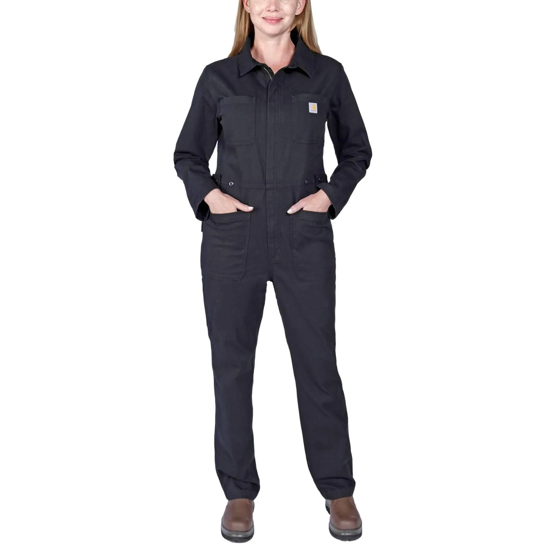 Carhartt Womens Relaxed Fit Rugged Flex Stretch Canvas Coveralls 106071