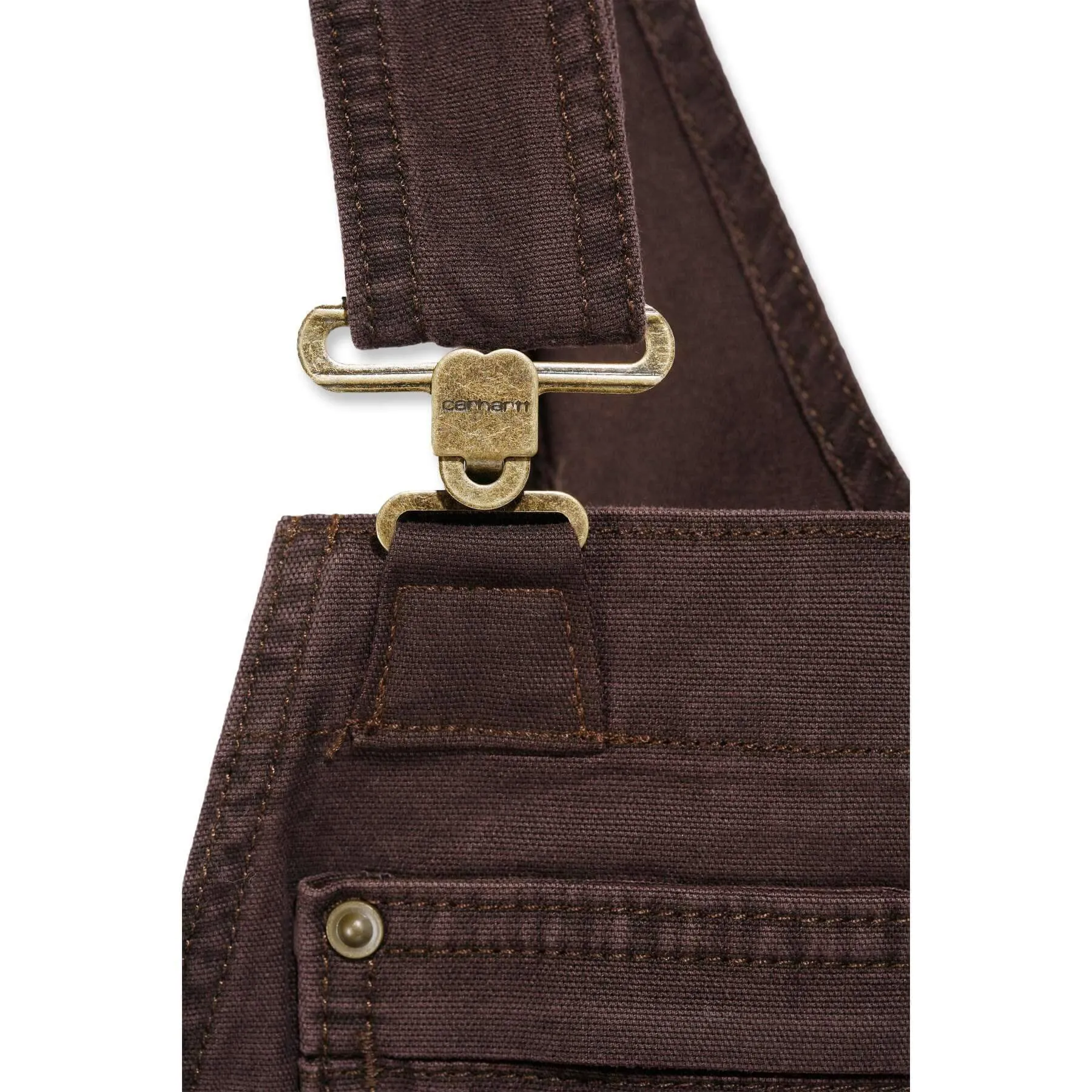 Carhartt Womens Rugged Flex Loose Fit Canvas Crawford Bib Overalls 102438