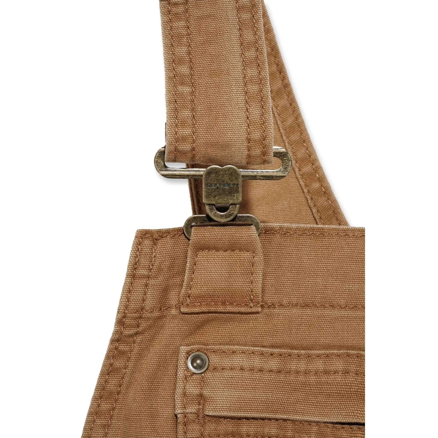 Carhartt Womens Rugged Flex Loose Fit Canvas Crawford Bib Overalls 102438