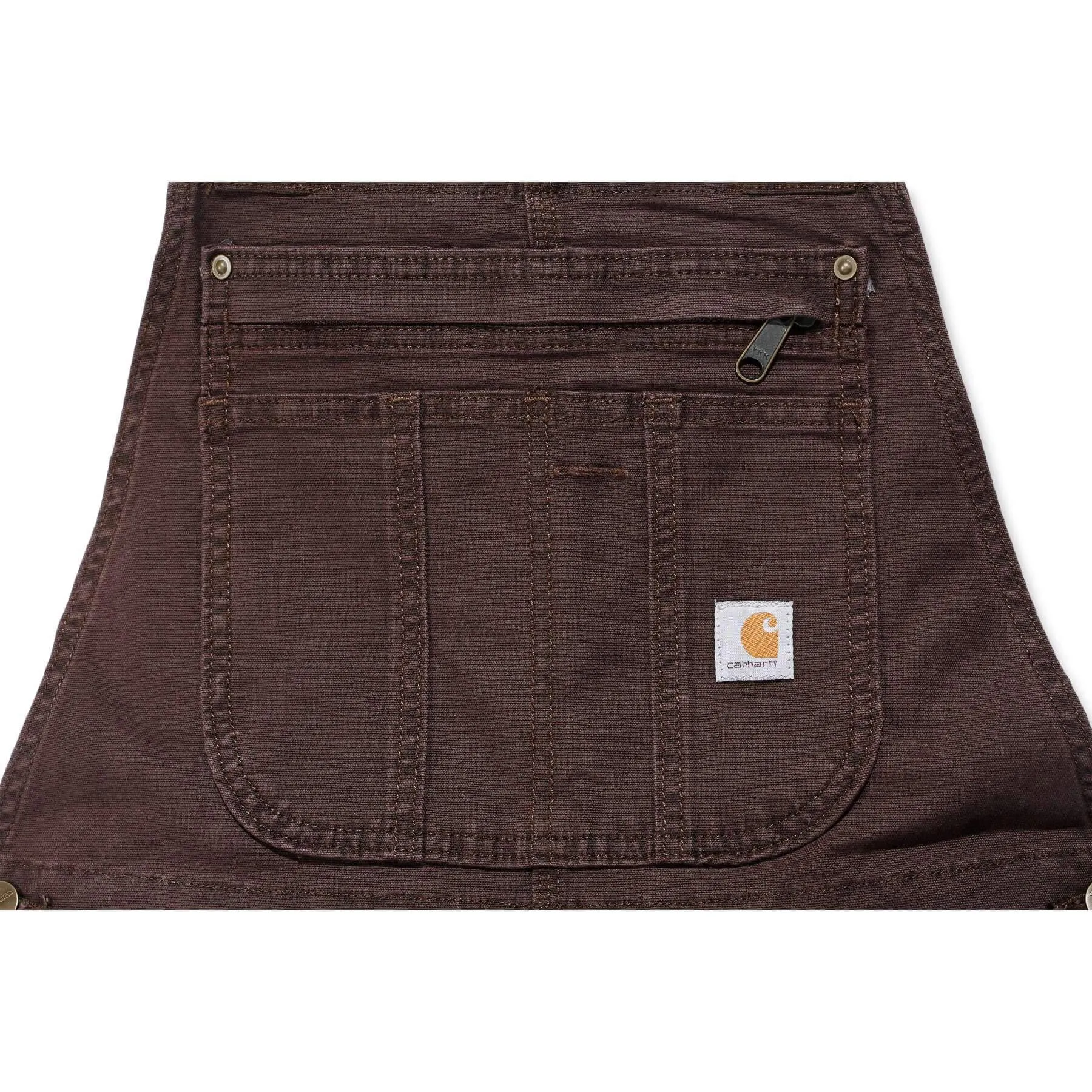 Carhartt Womens Rugged Flex Loose Fit Canvas Crawford Bib Overalls 102438