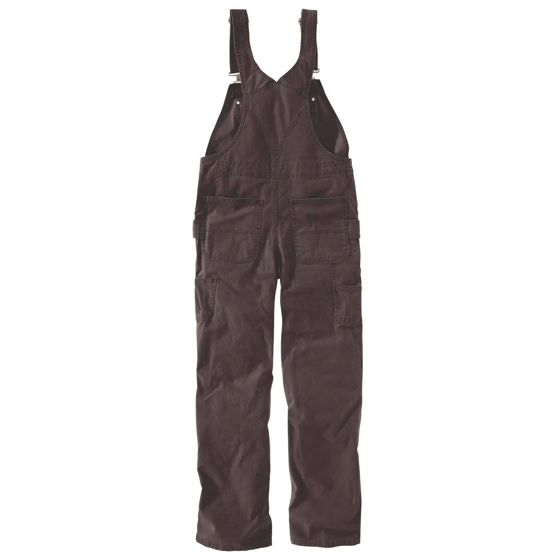 Carhartt Womens Rugged Flex Loose Fit Canvas Crawford Bib Overalls 102438