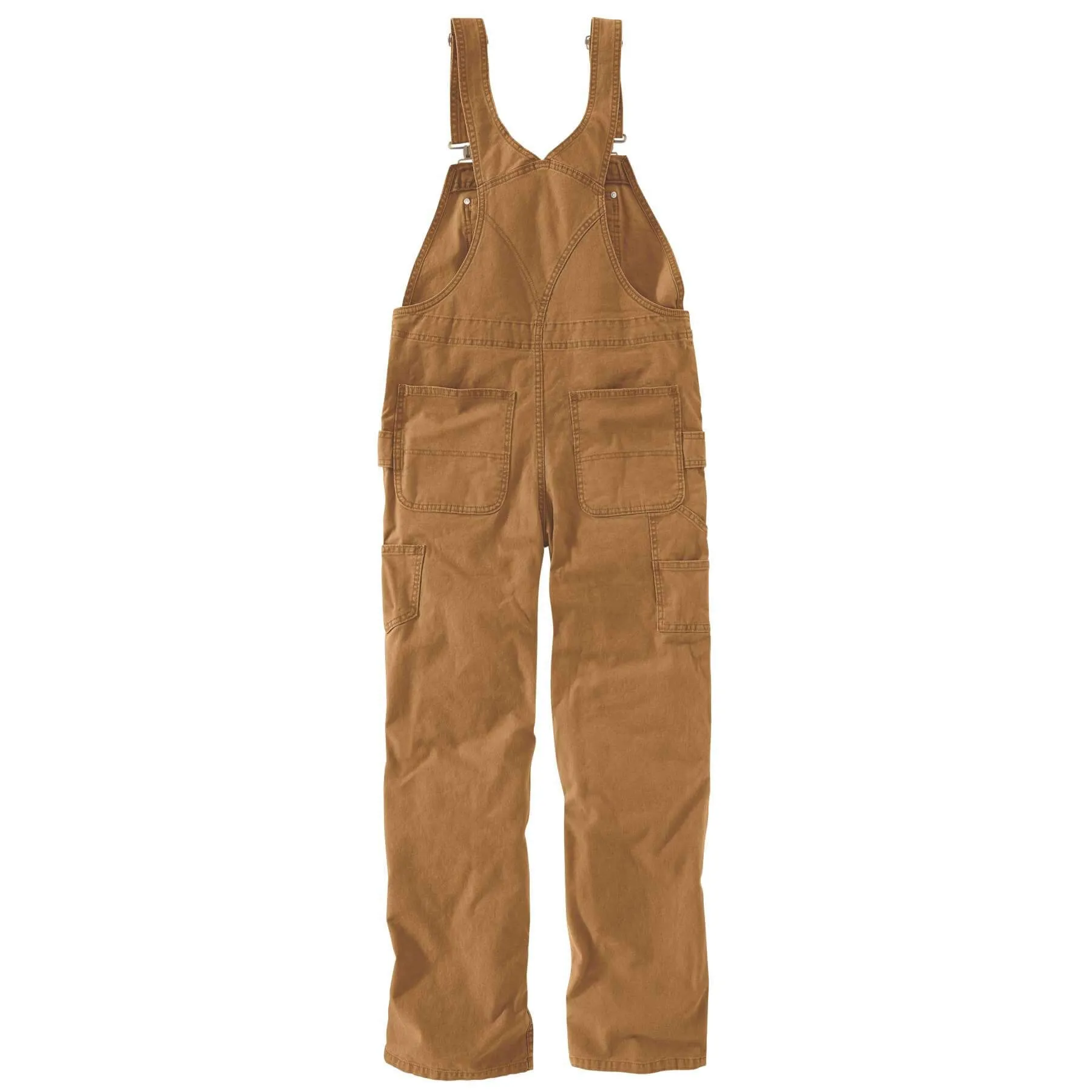 Carhartt Womens Rugged Flex Loose Fit Canvas Crawford Bib Overalls 102438