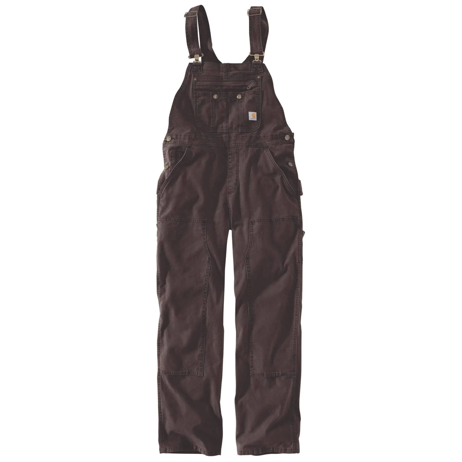 Carhartt Womens Rugged Flex Loose Fit Canvas Crawford Bib Overalls 102438