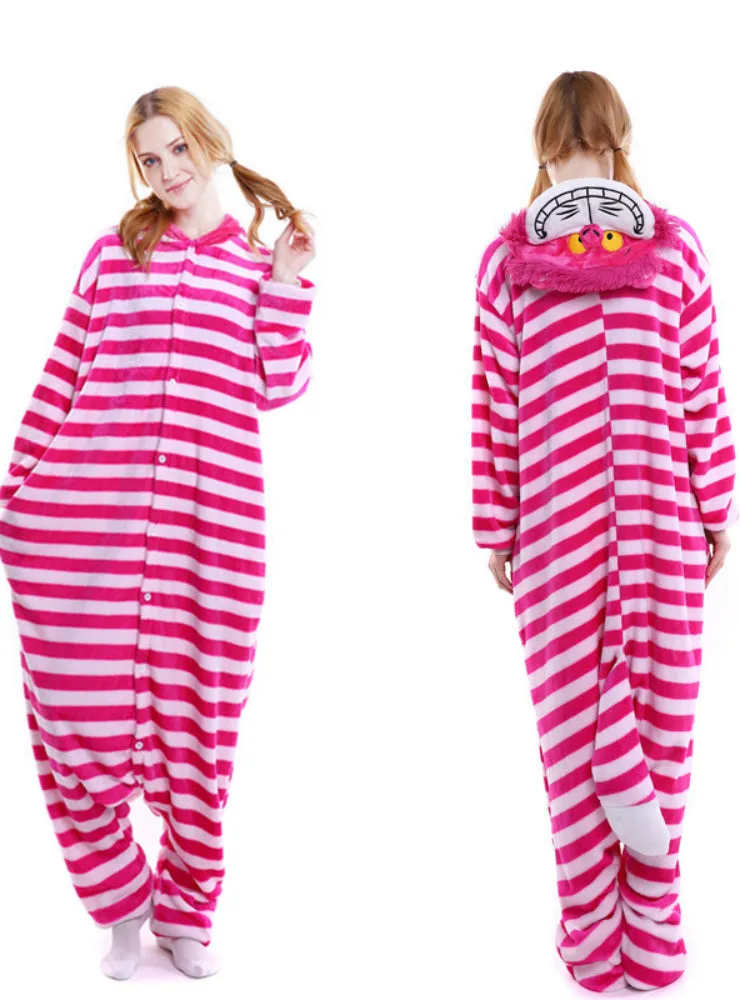 Cheshire Cat Costume Winter Warm Sleepwear