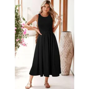 Chic Black Midi Dress Elevates Your Luxury Fashion Wardrobe