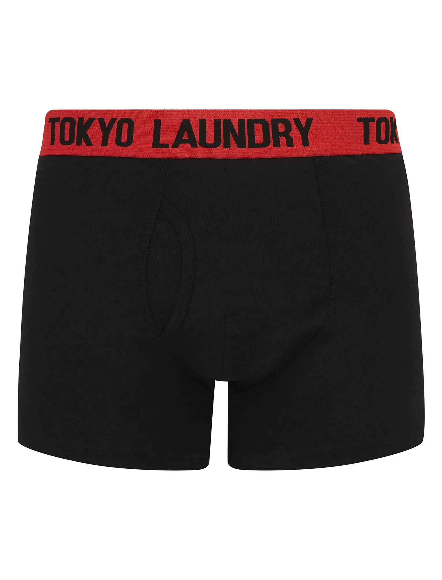 Cribs (2 Pack) Boxer Shorts Set in Poppy Red / Opaline Green - Tokyo Laundry