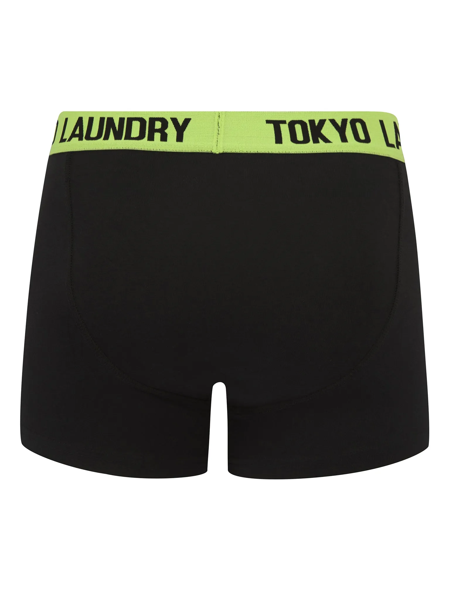 Cribs (2 Pack) Boxer Shorts Set in Poppy Red / Opaline Green - Tokyo Laundry
