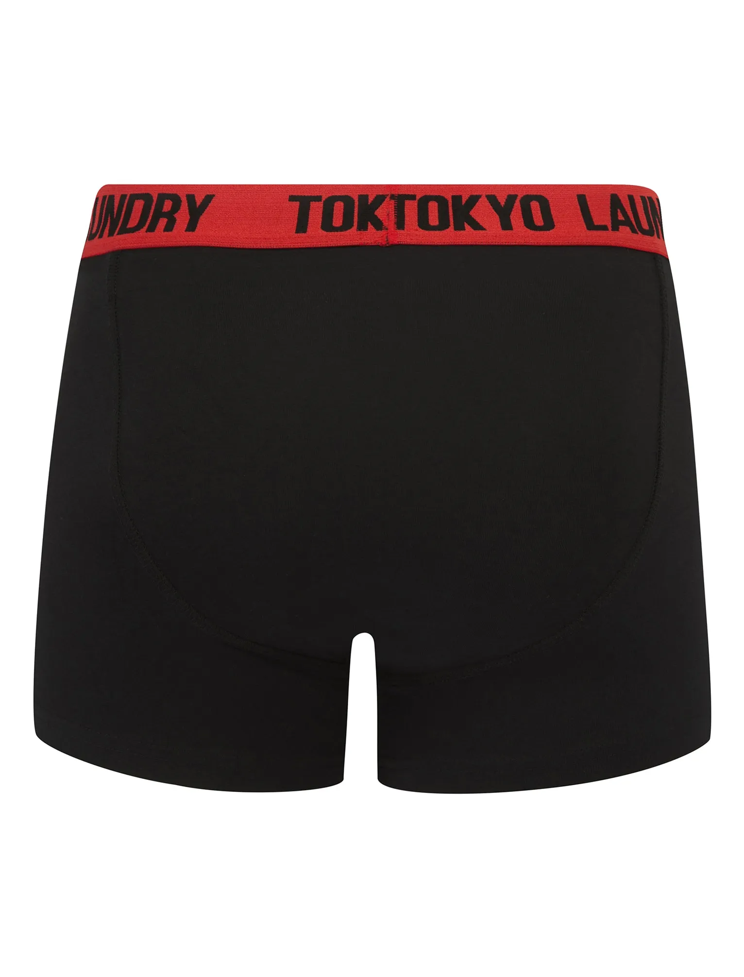Cribs (2 Pack) Boxer Shorts Set in Poppy Red / Opaline Green - Tokyo Laundry
