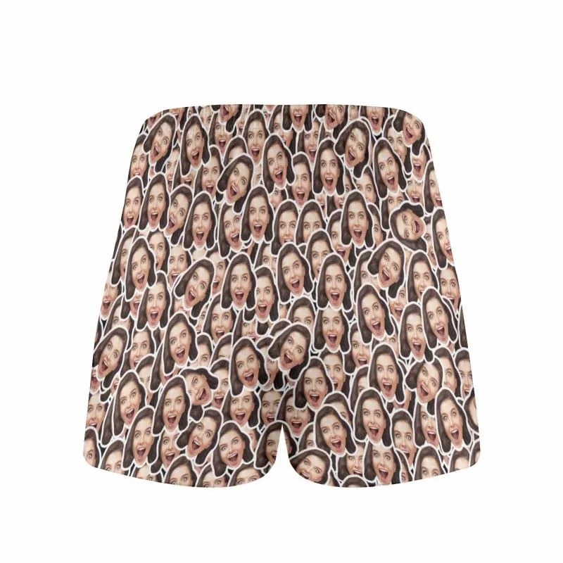 Custom Face All Boxer Shorts Pure Cotton Shorts for Men