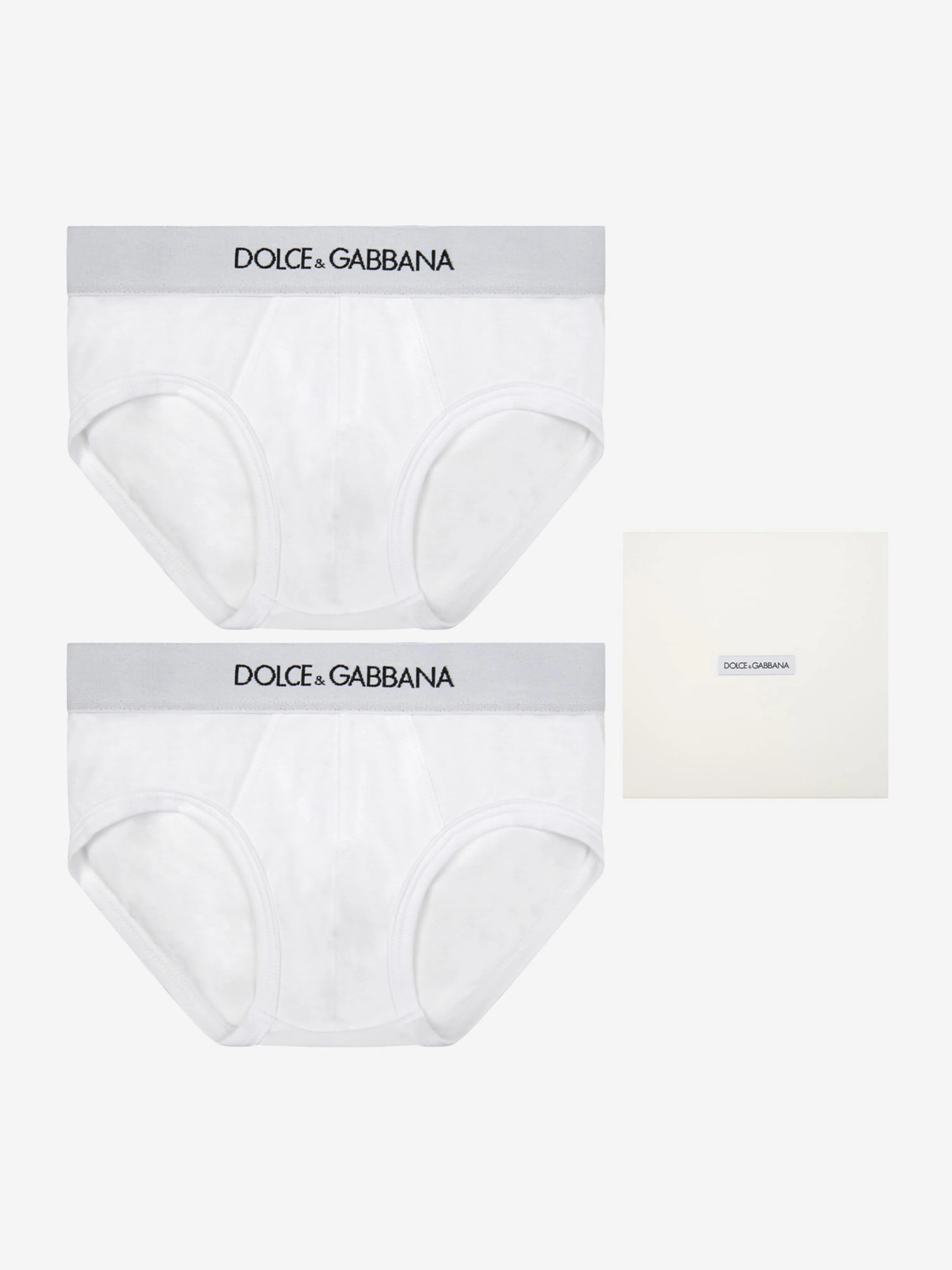 Dolce & Gabbana Boys Cotton Pants Set 2 Pack