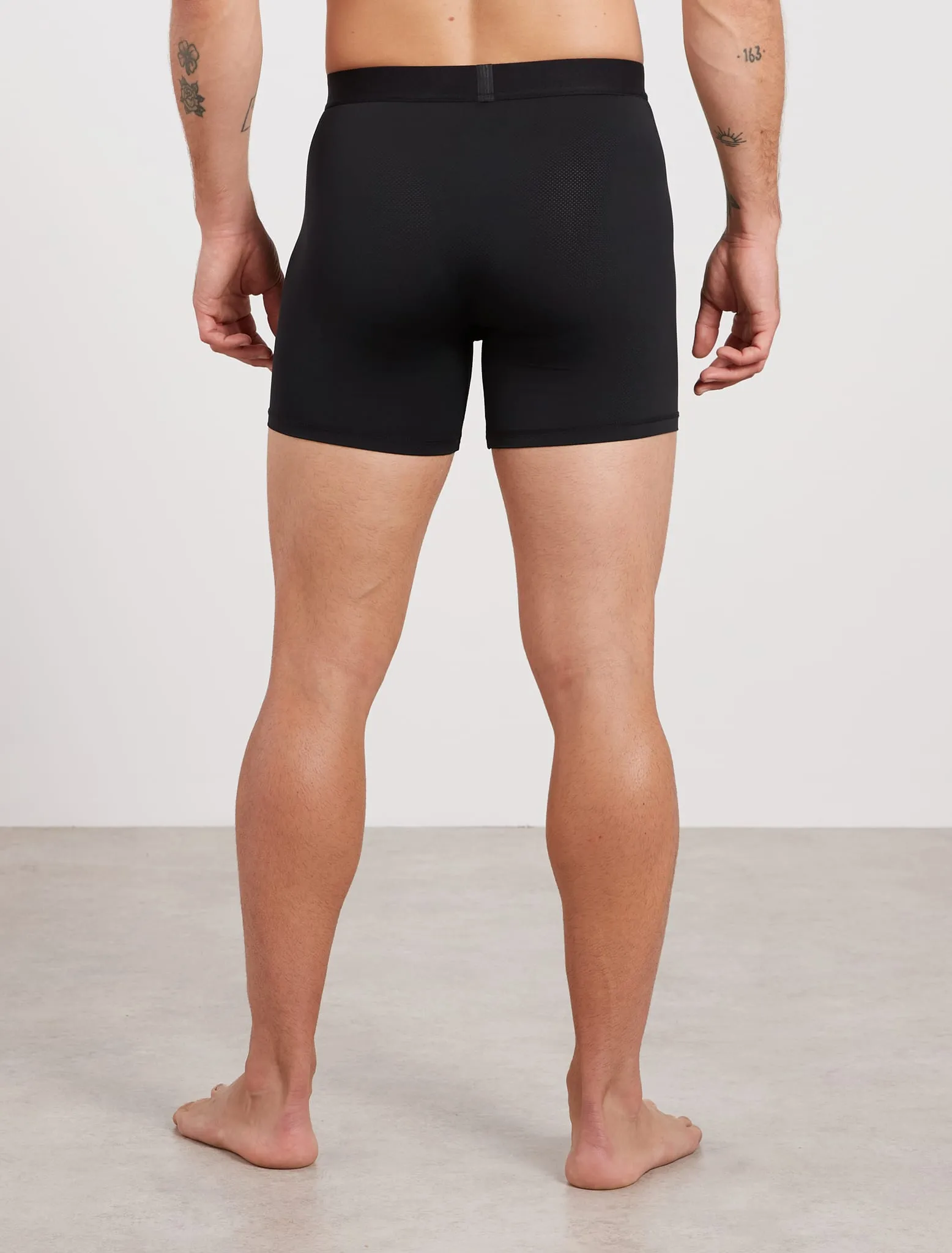 Everyday Boxers - Black (Mid Length)
