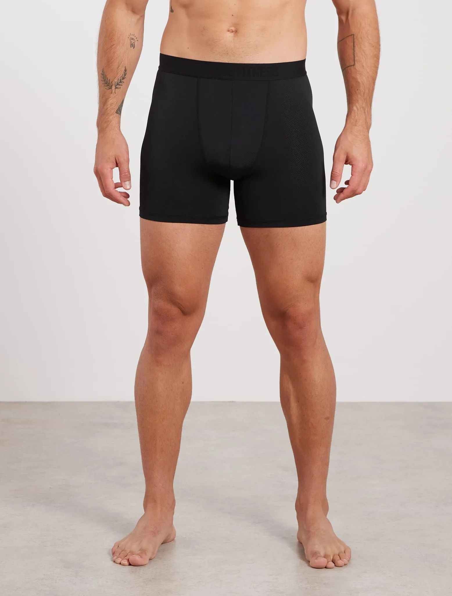 Everyday Boxers - Black (Mid Length)