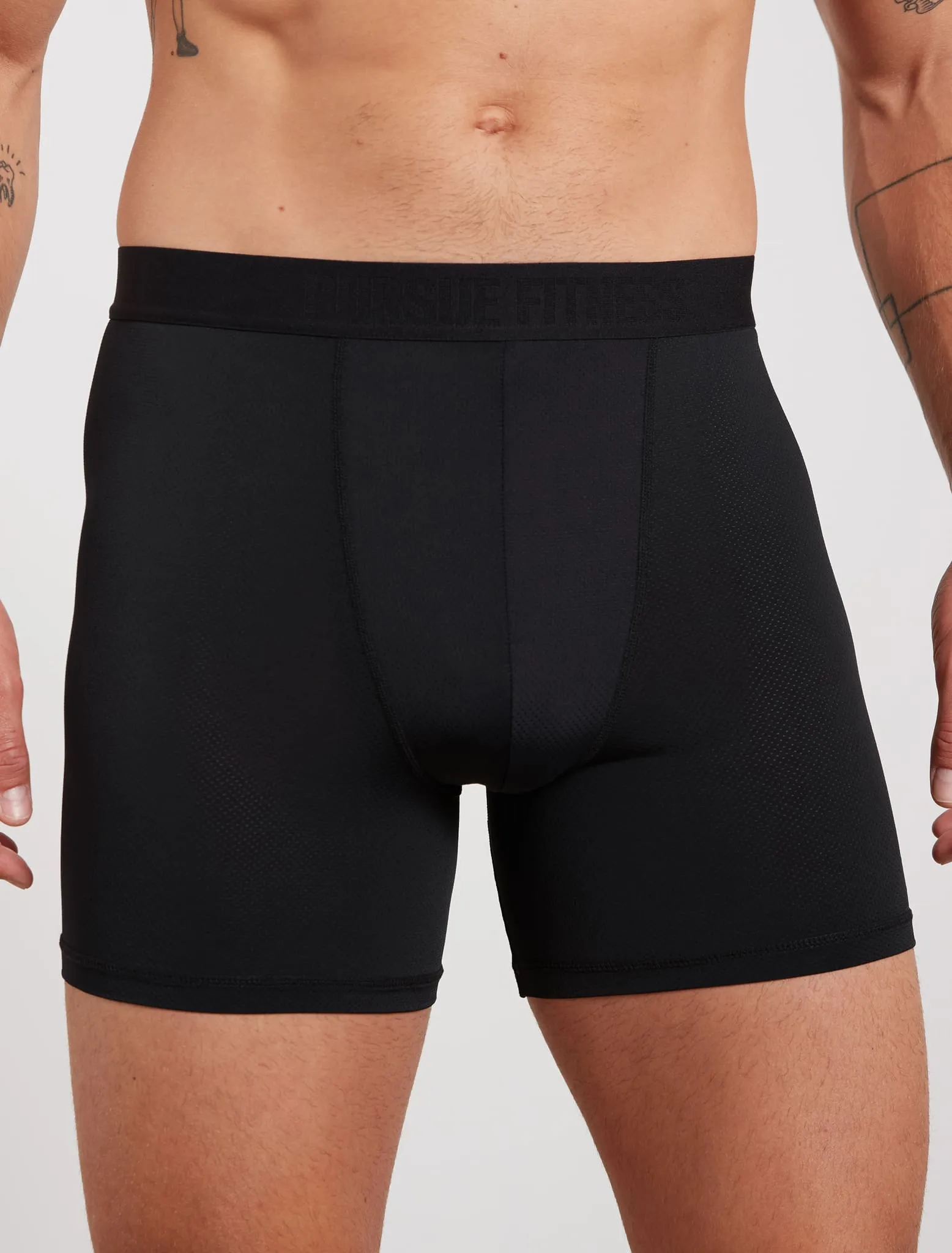Everyday Boxers - Black (Mid Length)