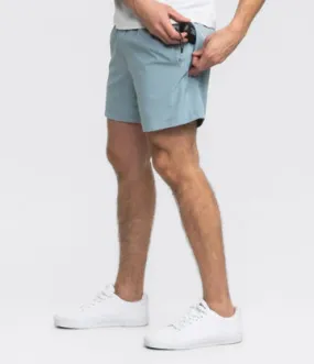 Everyday Hybrid Shorts • Stone Blue