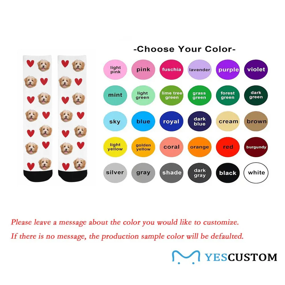 Flannel Fleece Onesie Pajamas Custom Face Love Heart Jumpsuit Homewear