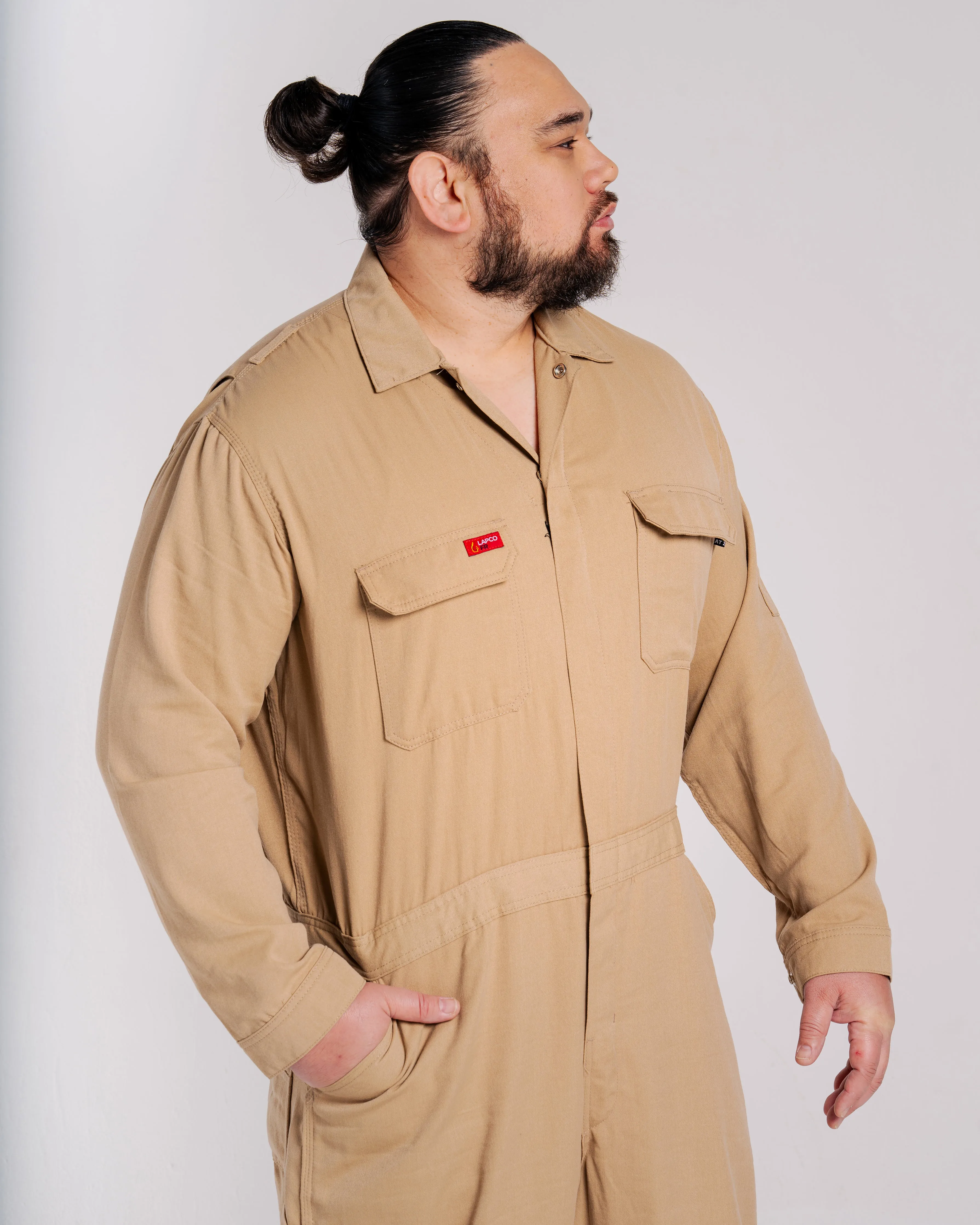 FR Deluxe 2.0 Coverall | made with 6.5oz. Westex DH | Khaki