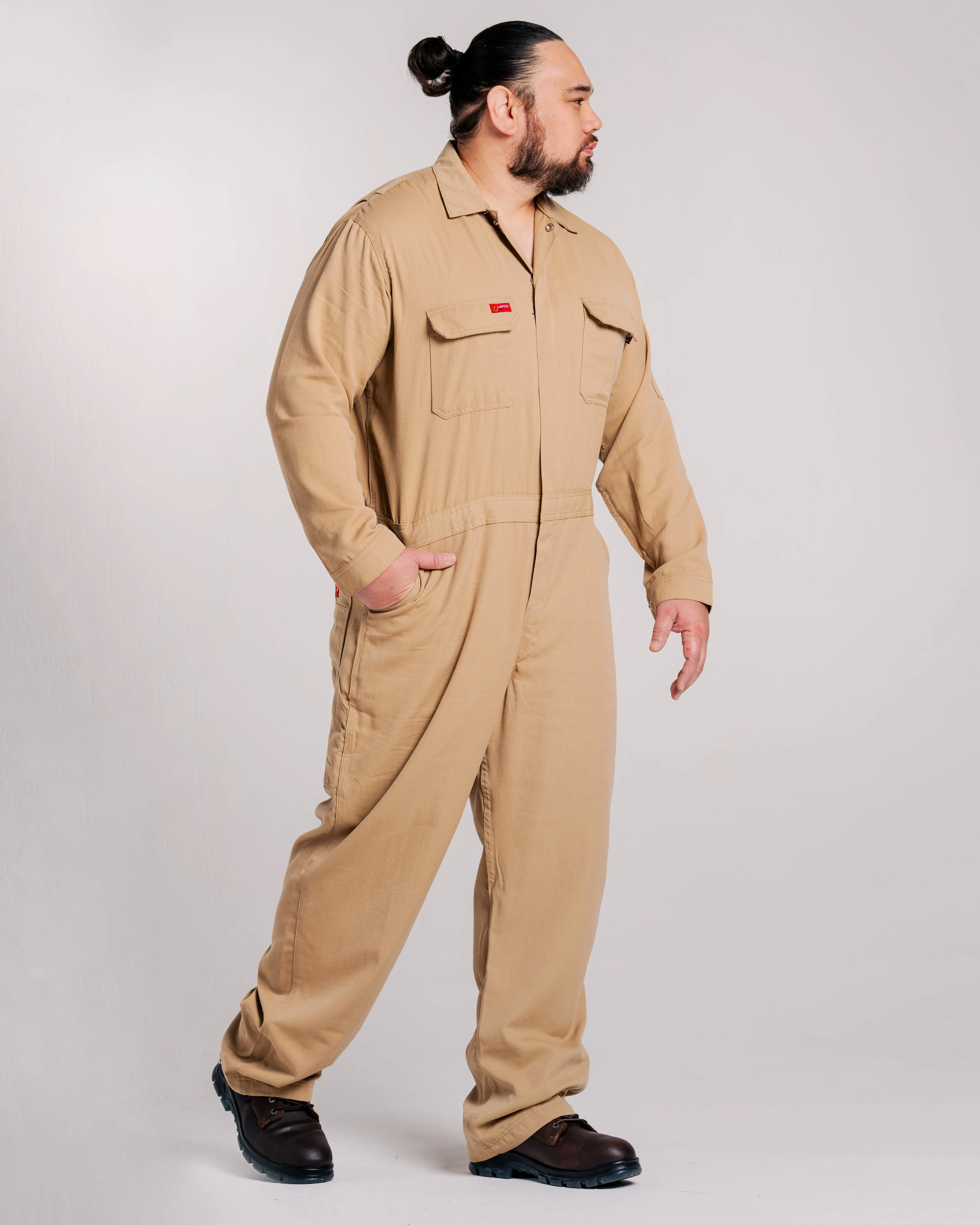 FR Deluxe 2.0 Coverall | made with 6.5oz. Westex DH | Khaki