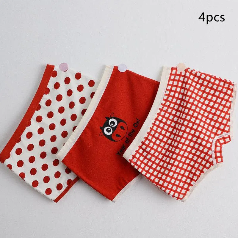 Girls Underwear Cotton Triangle Boxer Shorts