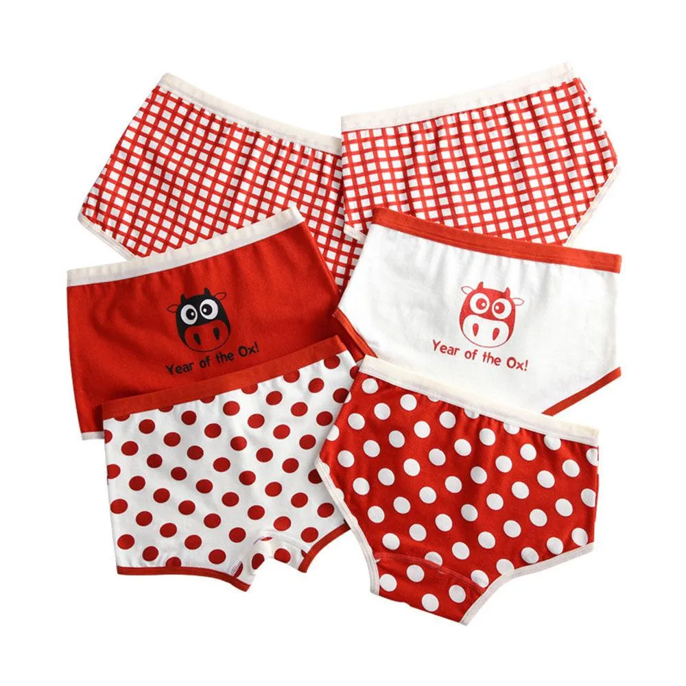 Girls Underwear Cotton Triangle Boxer Shorts