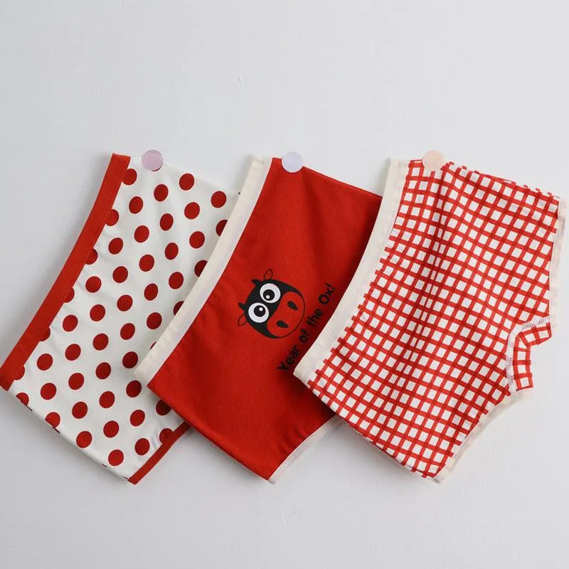 Girls Underwear Cotton Triangle Boxer Shorts