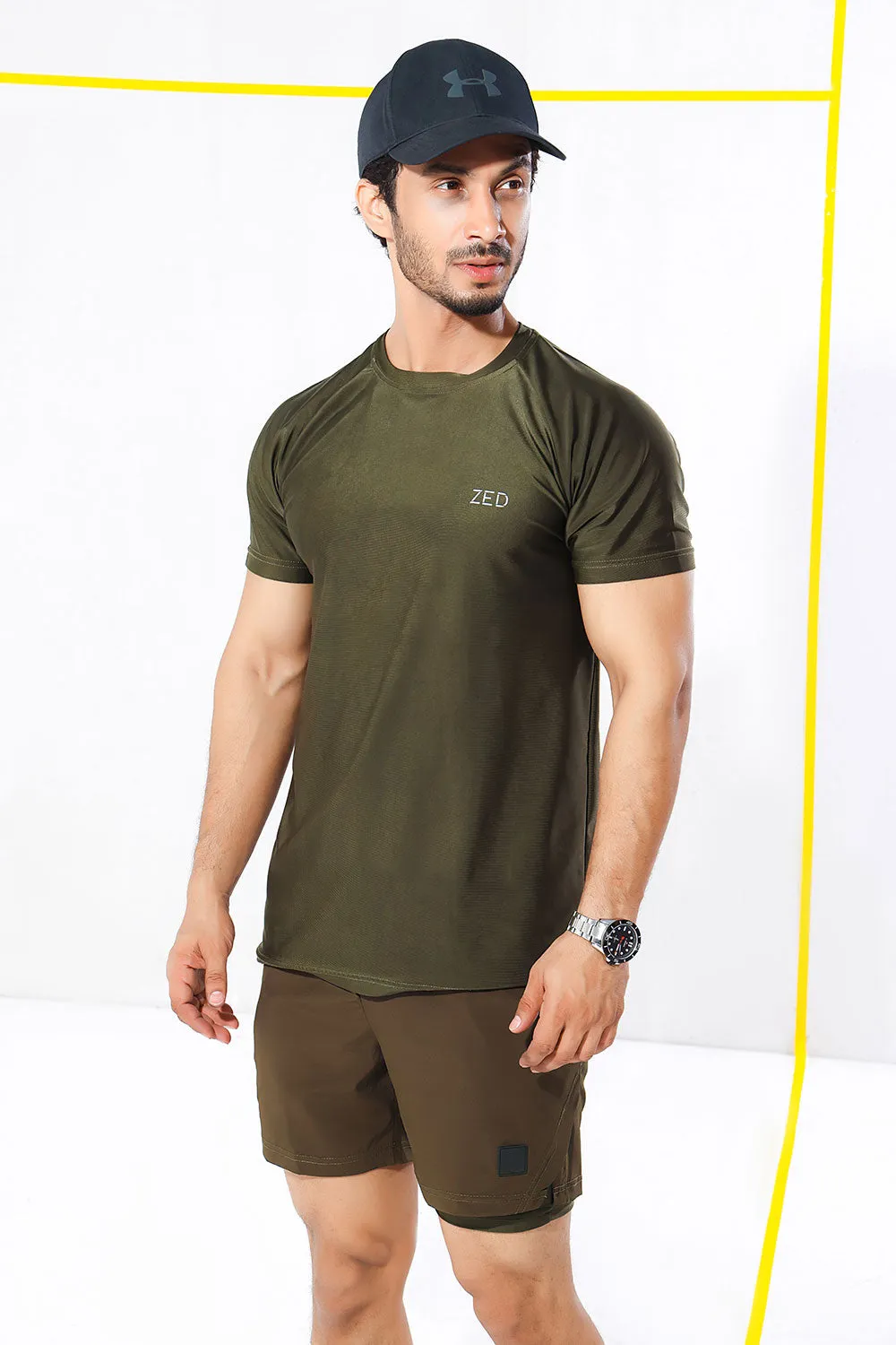 Green Active Lightweight Performance 2-in-1 Shorts