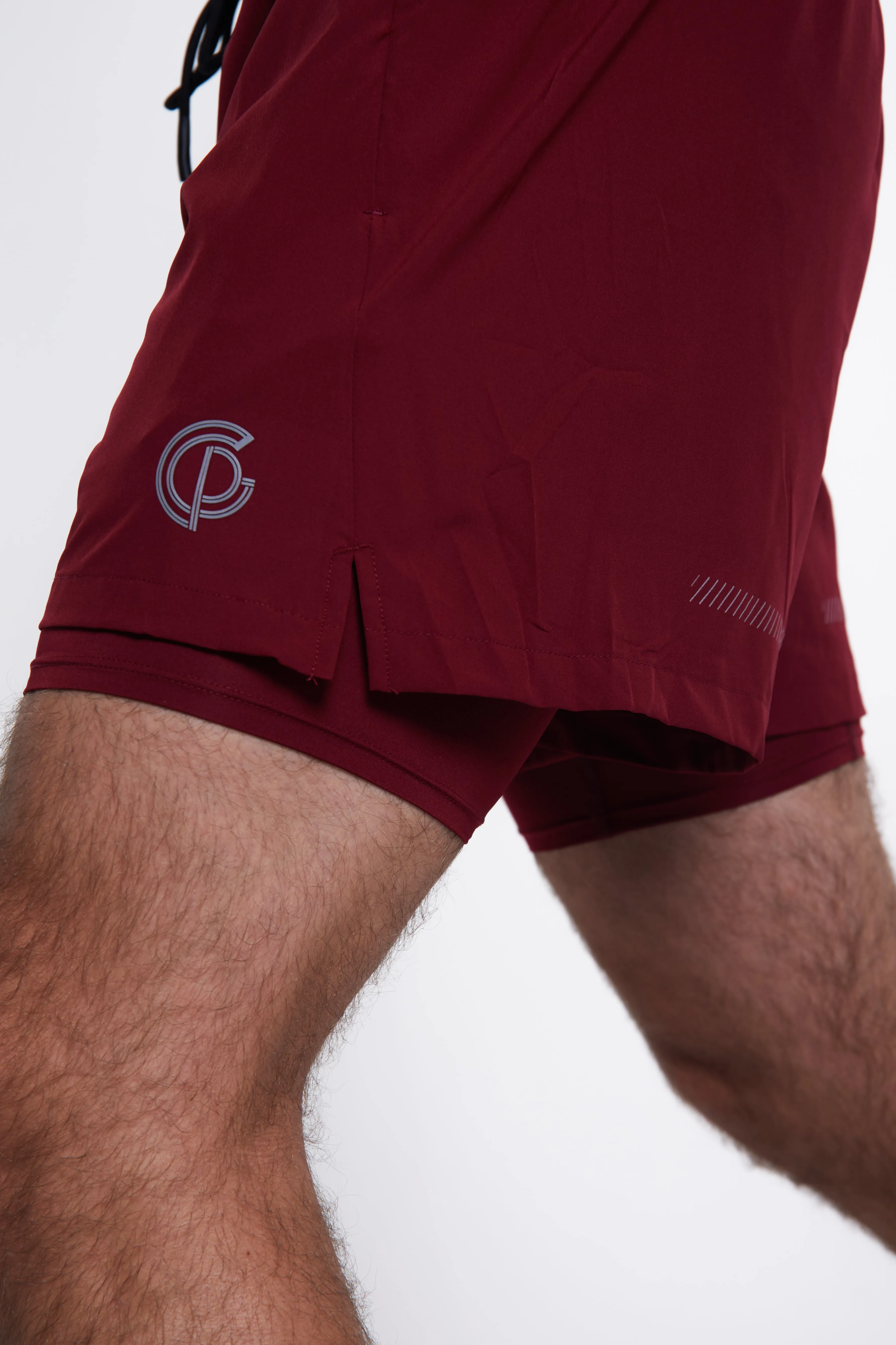 Hybrid Performance Shorts - Red
