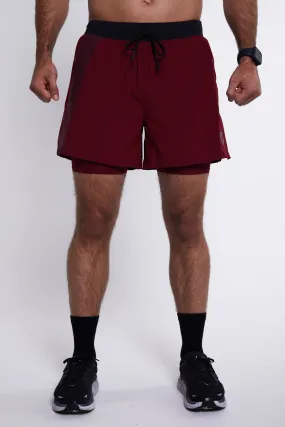 Hybrid Performance Shorts - Red