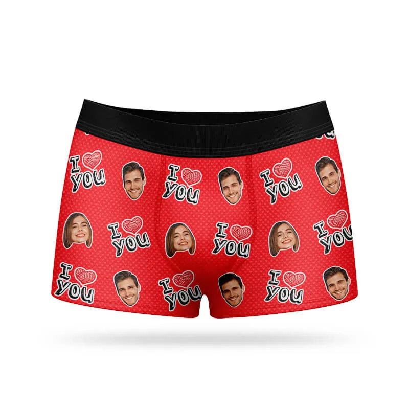 I Heart You Personalised Boxers