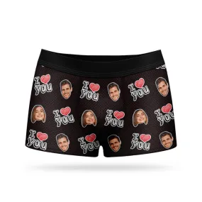 I Heart You Personalised Boxers
