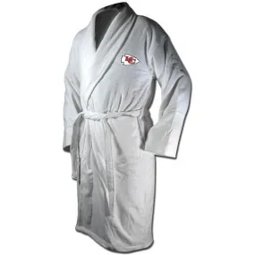 Kansas City Chiefs White Terrycloth Bathrobe