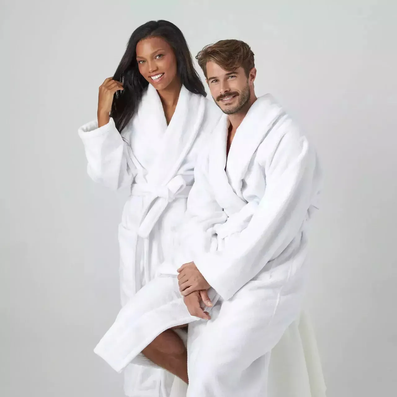 Kashwere Ultra Soft Kapua™ Cotton Velour Robe Available In White