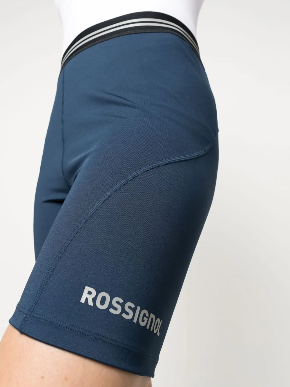 logo-print biker shorts