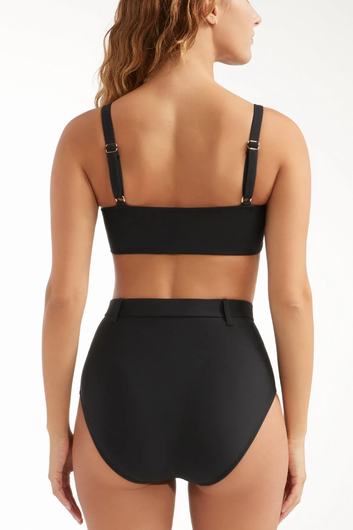 Lucia Tankini Top, Black