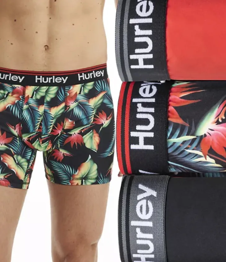 Men's Hurley 3-pack Everyday Boxer Briefs