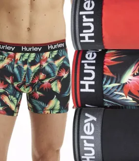 Men's Hurley 3-pack Everyday Boxer Briefs